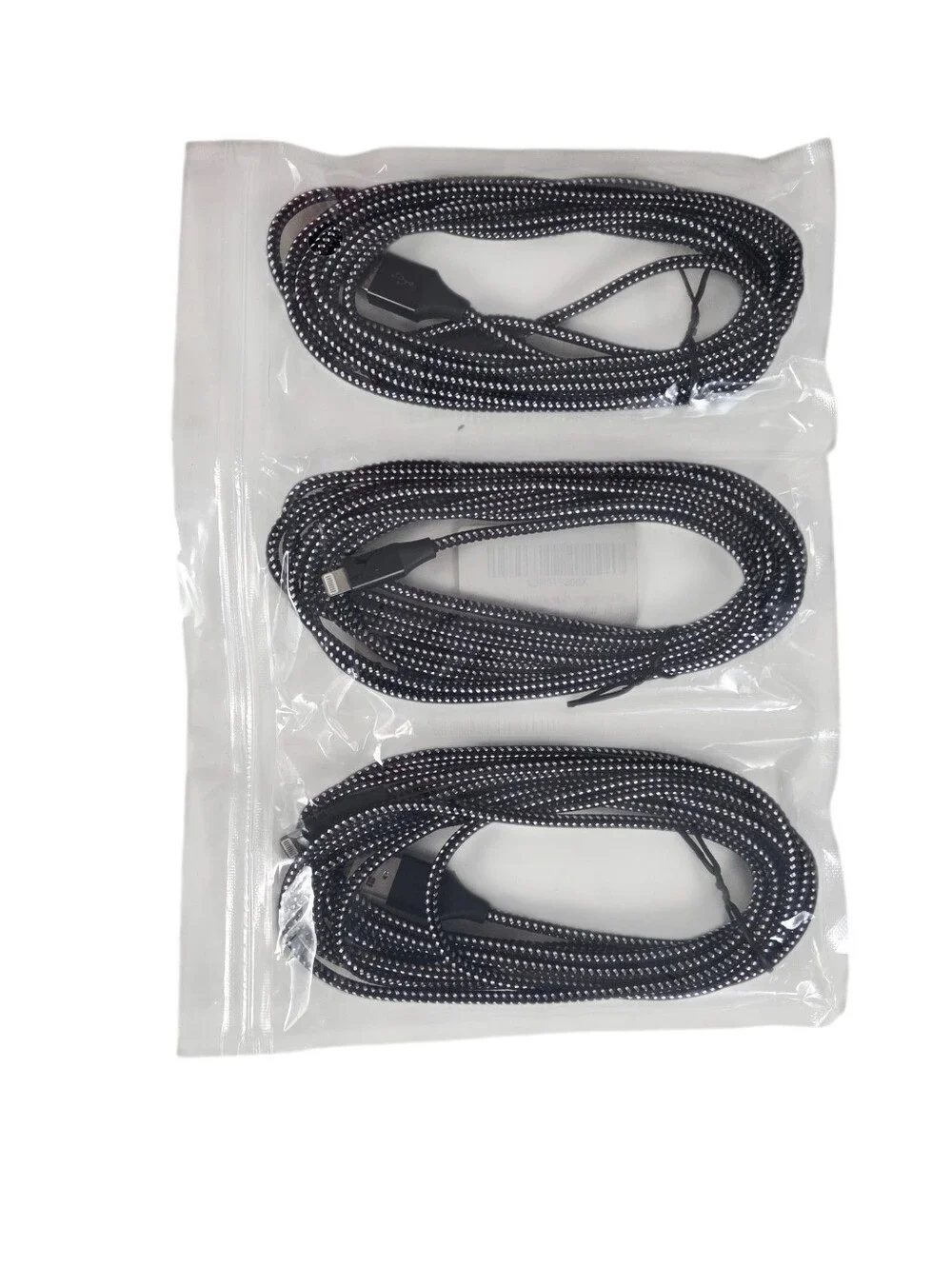🔥4/$20 Phone Charging Cables 3 Pack NEW 6 Feet -Black & White -Braided